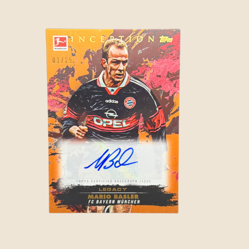 Mario Basler Auto /25 Inception