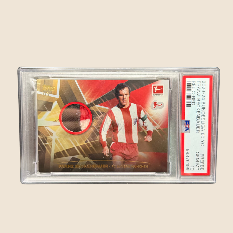 Franz Beckenbauer Relic Red /5 PSA 10