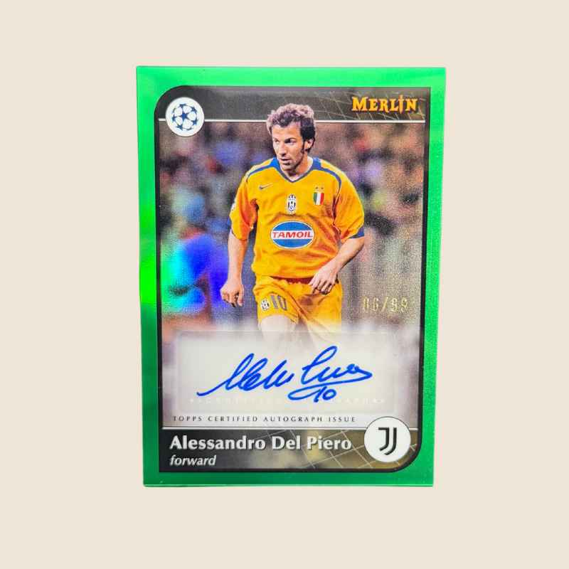 Alessandro Del Piero Green Auto /99 Merlin
