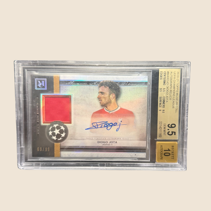 Diogo Jota Patch Auto /99 BGS 9,5/10 Museum