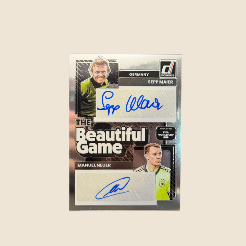 Sepp Maier & Manuel Neuer Dual Auto Donruss
