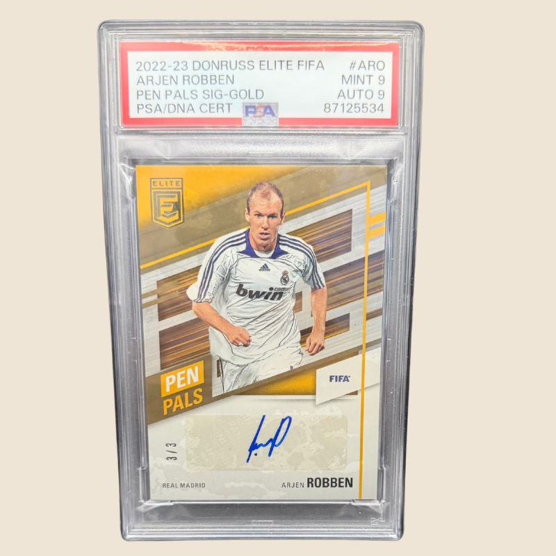 Arjen Robben /3 Auto PSA 9/9 Donruss