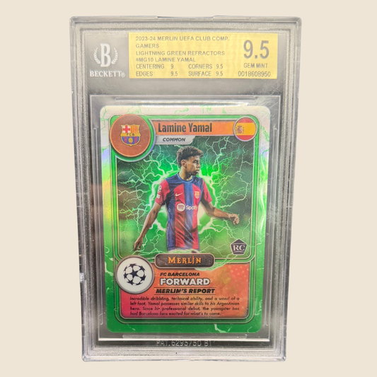 Lamine Yamal Green Refractor Merlin