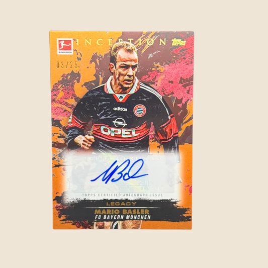 Mario Basler Auto /25 Inception