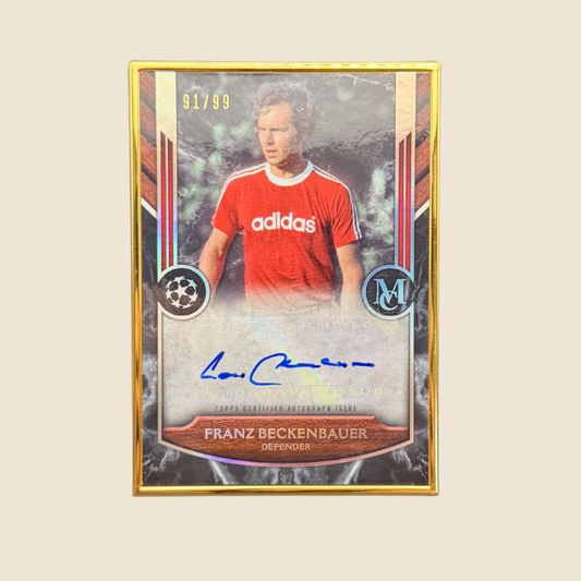 Franz Beckenbauer Auto /99 Goldframe Museum