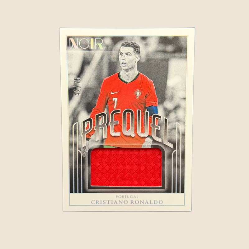 Cristiano Ronaldo Noir Prequel Relic /75 – Panini Noir