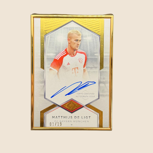 De Ligt On-Card Auto /19 Transcendent
