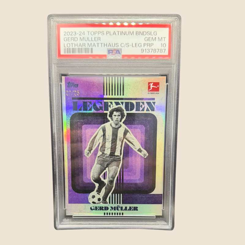 Gerd Müller /25 PSA 10 Curated Set