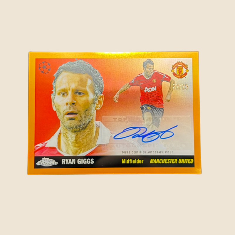 Ryan Giggs Auto /25 1955 Chrome