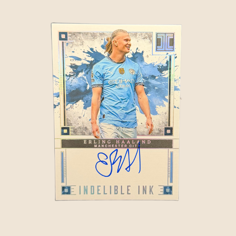 Erling Haaland On-Card Auto /49 Impeccable