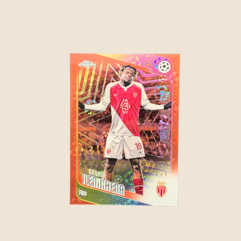 George Ilenikhena  1/1 – Topps Chrome Logofractor