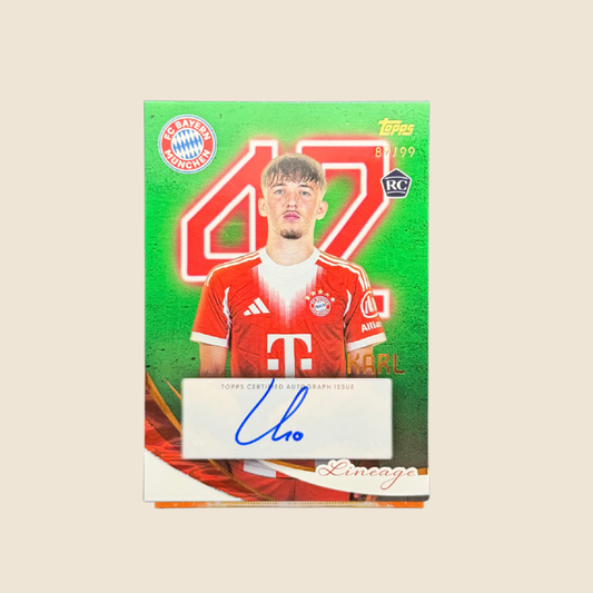 Lennart Karl Lineage Green Auto /99 RC