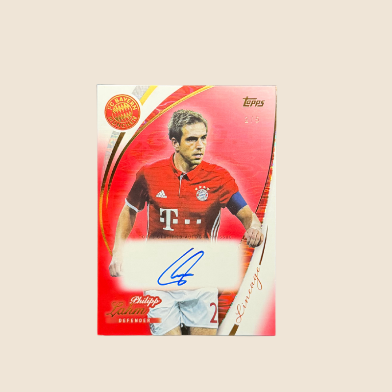 Philipp Lahm Lineage Red Auto /5