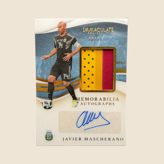 Javier Mascherano Patch Auto /10 Immaculate