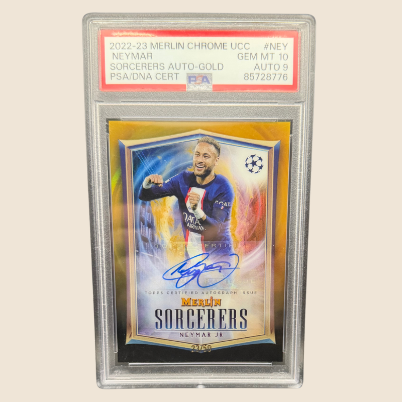 Neymar Jr. Auto /50 PSA 10/9 Merlin