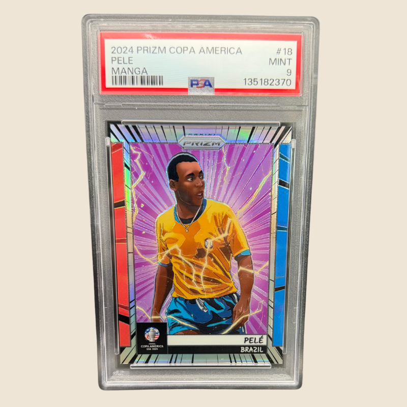 Pelé Manga PSA 9 2024 Panini Prizm Copa América