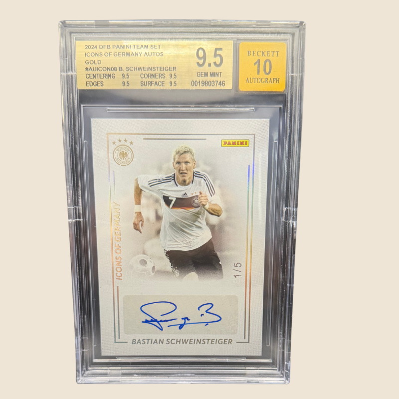 Bastian Schweinsteiger Auto /5 BGS 9,5/10 DFB