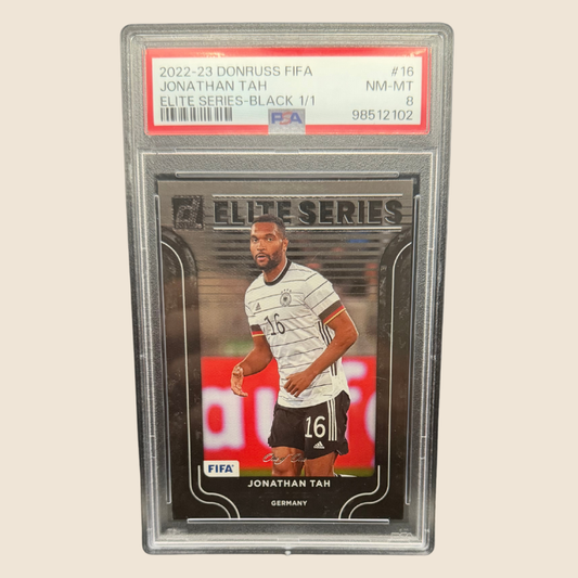 Jonathan Tah 1/1 PSA 8 Donruss