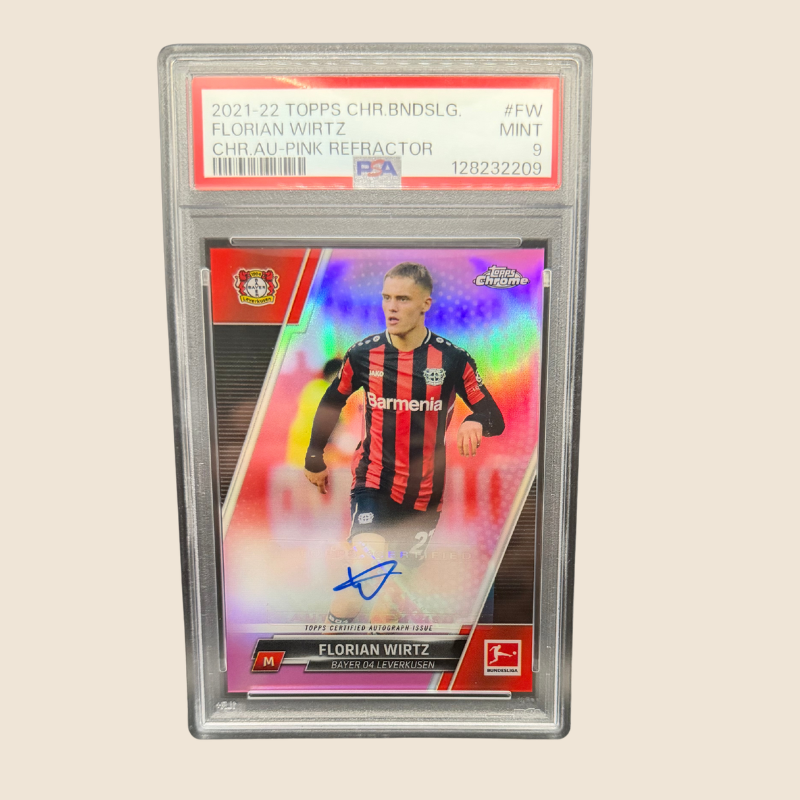 Florian Wirtz /75 Auto PSA 9 Chrome